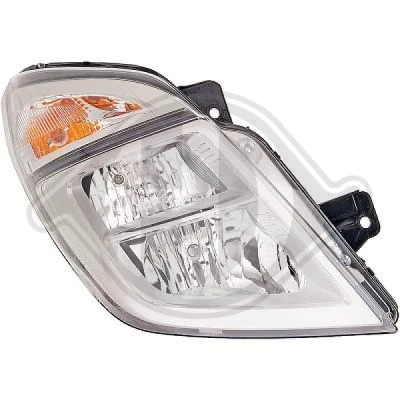 Kuva DIEDERICHS 6070080 Ajovaloumpio Oikea W5W, PY21W, H7/H1 Halogeeni Oikeanpuoleiselle liikenteelle polttimoilla