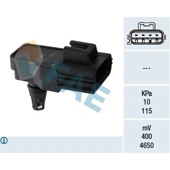 Kuva Tunnistin, imusarjapaine FORD FIESTA IV, Skåp/stor limousine, FOCUS I, KA, KA Van OE 1086439, 1087424, 1709
