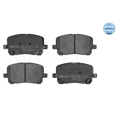 Kuva MEYLE 025 238 3617 Jarrupalat ORIGINAL Quality Etuakseli Ilman kulumisenilmaisinta Huudonvaimennuspellillä TOYOTA: Avensis Verso