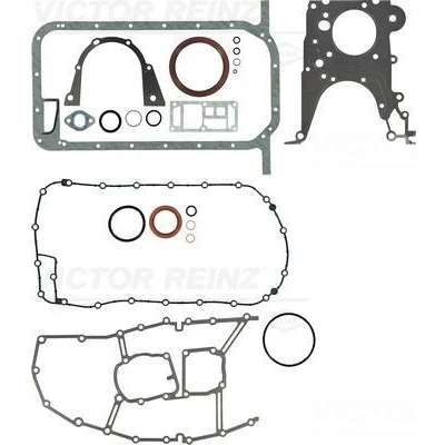 Kuva REINZ 08 27546 04 Tiivistesarja Kampikammio Kampiakselin tiivisteellä BMW: 3 Sedan, Touring, 5 Touring
