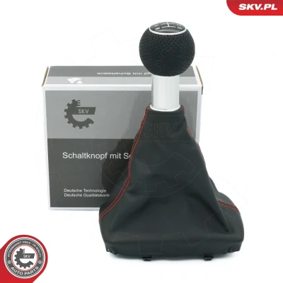 Kuva ESEN SKV 63SKV403 Vaihdekepin nuppi 5 vaihteinen Nahka AUDI: A4 B7 Avant, B6 Sedan, Avant