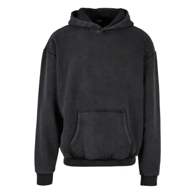 Kuva Urban Classics Herren Stone Washed Neule, Koko: Small, Black