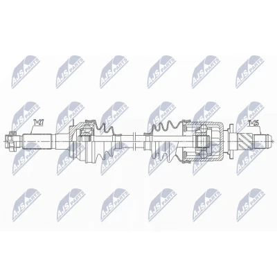 Kuva Vetoakseli SUBARU FORESTER (sj_), Taka akseli, oikea, vasen OE 28421 SG020