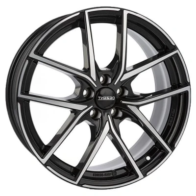 Kuva Dezent TO Black polished 8x18 5/112 ET44 B57.1