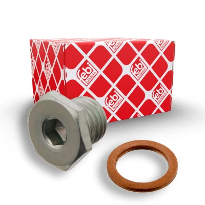 Kuva FEBI BILSTEIN 30968 Kierretulppa M12 x 1,5 17 Tiivisterenkaalla BMW: 1 Hatchback, 3 Sedan, Touring, LAND ROVER: Range Rover