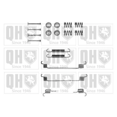 Kuva QUINTON HAZELL BFK271 Tarvikesarja Jarrukengät FIAT: Panda II Hatchback, PEUGEOT: 206 Hatchback