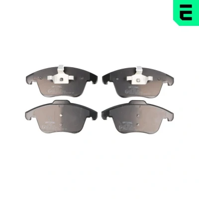 Kuva OPTIMAL BP 12432 Jarrupalat Etuakseli Kulumisenilmaisemelle, Ilman kulumisenilmaisinta PEUGEOT: 407 SW, 508 I Sedan, CITROËN: C5 III Farmari