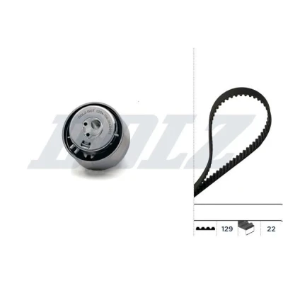 Kuva DOLZ SKD060 Jakohihnasarja 129 FIAT: Punto II Hatchback, Grande Panda Hatchback