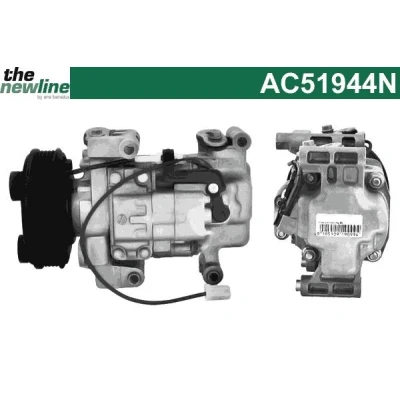 Kuva The NewLine AC51944N Ilmastoinnin Kompressori H12A1AJ4EZ MAZDA: 5, 3 Sedan, Hatchback