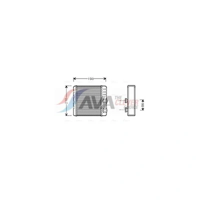 Kuva Lämmityslaitteen kenno AVA QUALITY COOLING BWA6211