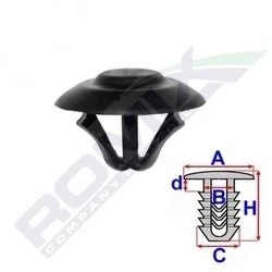 Kuva ROMIX C60749 Kiinnike MERCEDES BENZ: Sprinter 3 T Bussi, E sarja Sedan, 3.5 Bussi