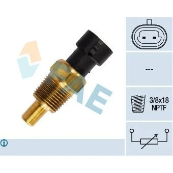 Kuva Tunnistin, jäähdytysnesteen lämpötila BUICK, CADILLAC, CHEVROLET, DAEWOO, GMC, ISUZU, LANCIA, OPEL, PONTIAC, VAUXHALL OE 10045847, 12146312, 12363