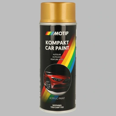 Kuva MOTIP 52250 Ajoneuvo yhdistelmämaali 400ml aerosoli kulta Kompakt white glossy 12 ml