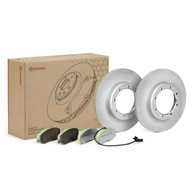 Kuva BREMBO KT 10 038 Jarrupalasarja Levyjarru täysi Ilman tarvikkeita Sis. kulumisenilmaisimen