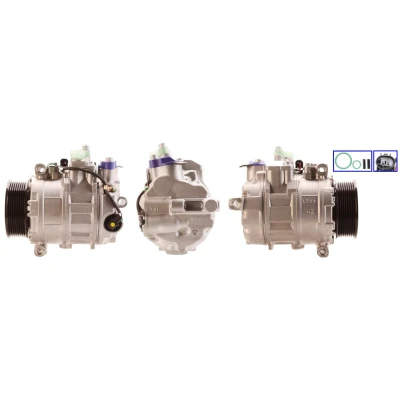 Kuva DRI 700510700 Ilmastoinnin Kompressori PAG 46 R134a Tiivisteillä MERCEDES BENZ: R sarja, ML sarja