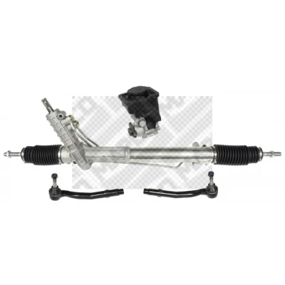 Kuva MAPCO 29861/4 Ohjausvaihde Hydraulinen Ohjaus vasemmalla Suodattimella, Pumpulla Raidetangonpäillä verzahnt BMW: 5 Touring, Sedan