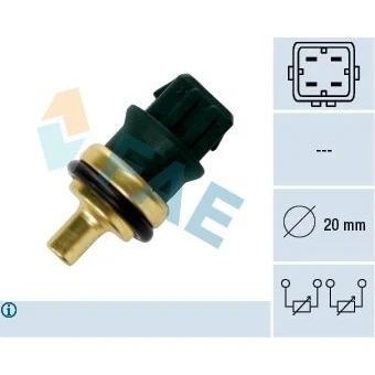 Kuva Jäähdytysnestelämpötilan sensori AUDI, SEAT, SKODA, VW OE 0515.P2 S1, 0515.P2, 059 919 501