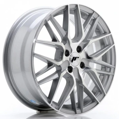 Kuva Japan Racing JR28 Silver Machined Face 8x17 5/100 ET35 B67.1