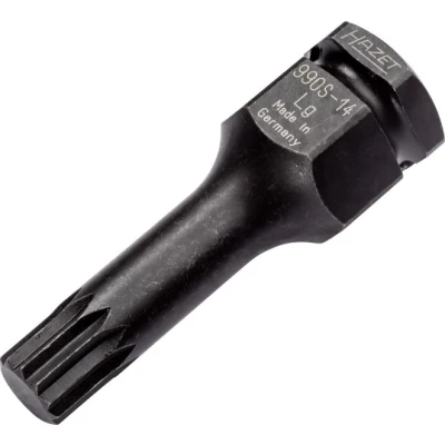 Kuva HAZET 990S 14LG Hylsyavain M14 XZN kromi vanadium teräs, Nikkeli molybdeeniteräs