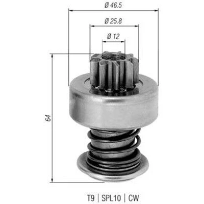 Kuva MAGNETI MARELLI 940113020278 Hammaspyörä, käynnistys