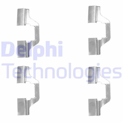 Kuva DELPHI LX0492 Tarvikesarja, Jarrupala RENAULT: Clio 3, III Grandtour, MEGANE 2 Kombi