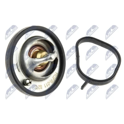 Kuva NTY CTM FR 011 Termostaatti 82 Ilman koppaa FORD: FIESTA 5, Focus 2 Kombi, MONDEO 4 Turnier, VOLVO: V50, S40 II