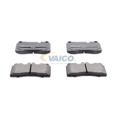 Kuva VAICO V10 8296 Jarrupalat Q+, original equipment manufacturer quality Etuakseli Kulumisenilmaisemelle, Ilman kulumisenilmaisinta Liitäntä oikealla