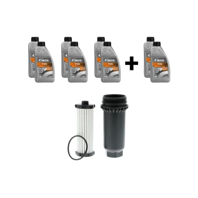 Kuva VAICO V25 0796 XXL Tarvikesarja, Öljynvaihto Automaattivaihteisto Tiivisteillä öljymäärä öljyhuuhtelulle, Tiivisterenkaalla EXPERT KITS + FORD: KUGA 2