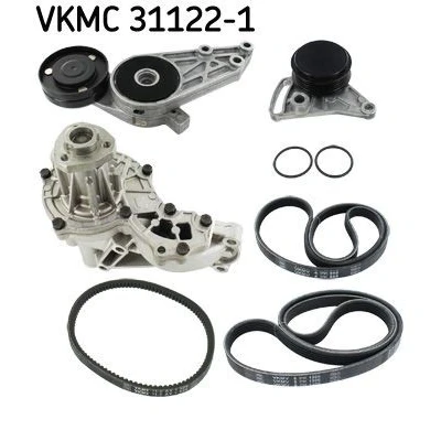 Kuva Vesipumppu + vetohihnasarja SKF VKMC 31122 1