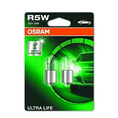 Kuva OSRAM ULTRA LIFE 5007ULT 02B Polttimo, Vilkkuvalo 12 5 R5W VOLVO: S40 I, V70 2, S60 VOLKSWAGEN: Jetta 4, Polo IV Hatchback, Bora Sedan