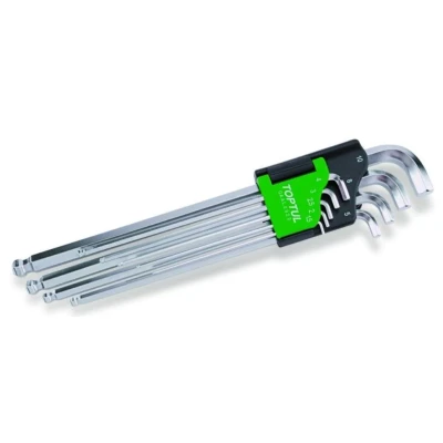 Kuva TOPTUL GAAL0922 Kulmaruuviväänninsarja HEX: 1.5, 2, 2.5, 3 , 4, 5, 6, 8, 10mm 9