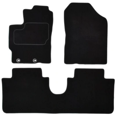 Kuva MAMMOOTH A041 TOY385 PRM 01 Lattiamattosetti Tekstiili Edessä ja takana 3 Musta TOYOTA: Yaris III Hatchback