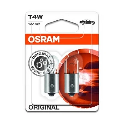 Kuva OSRAM ORIGINAL LINE 3893 02B Polttimo, Vilkkuvalo 12 4 T4W AUDI: A6 C6 Sedan, Avant, 100 C4 VOLVO: S40 I, 960 II Farmari, 940 Farmari