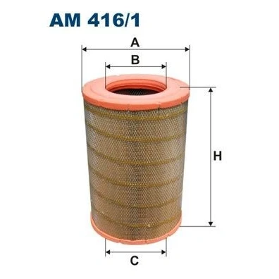 Kuva FILTRON AM 416/1 Ilmansuodatin 445 303 Suodatinpanos SCANIA: P,G,R,T series