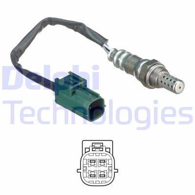 Kuva DELPHI ES20643 12B1 Lambda Anturi Planarsondi, Lämmitetty NISSAN: MICRA 3