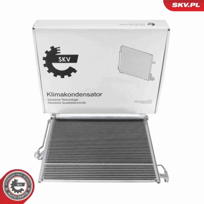 Kuva ESEN SKV 86SKV263 Ilmastoinnin Lauhdutin ilman vedenerotinta Alumiini 636mm