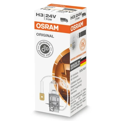 Kuva OSRAM 64156 Polttimo, kaukovalo H3 24V 70W 3200K Halogeeni VOLVO: FM 7, IVECO: DAILY 2 Pritsche/Fahrgestell
