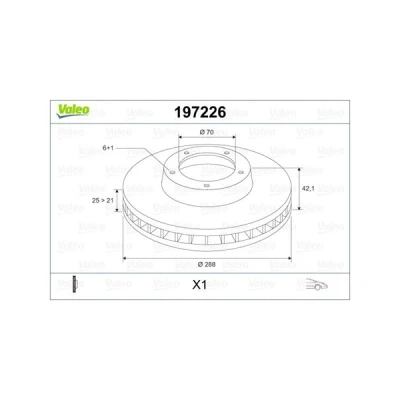 Kuva Jarrulevy, Etuakseli, Taka akseli OPEL, SAAB, VAUXHALL OE 32025723, 4801584, 4801628