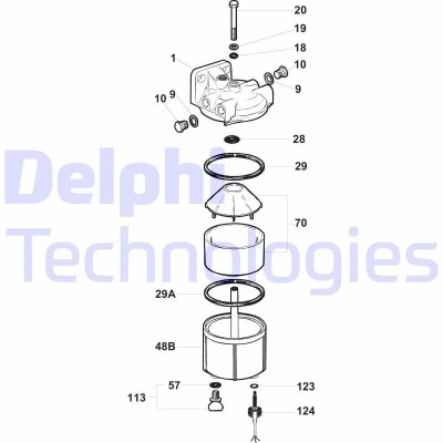 Kuva DELPHI 42015652 12B1 Korkeapainepumppu