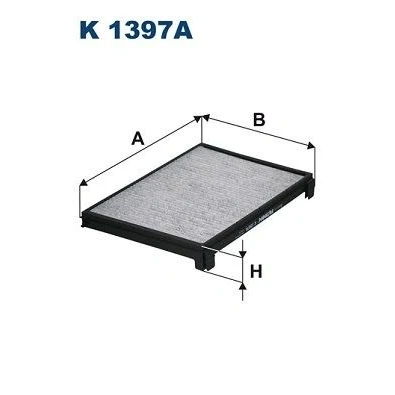 Kuva FILTRON K 1397A Raitisilmasuodatin Aktiivihiilisuodatin 341 244 41,5