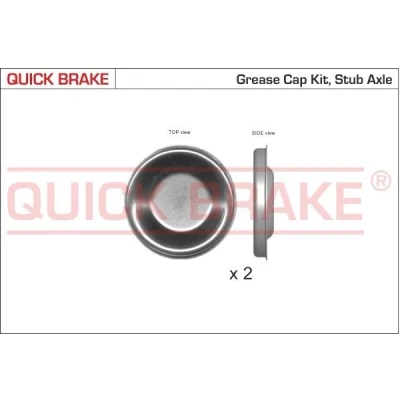 Kuva QUICK BRAKE 9826K Kupu, Pyöränlaakeri 64 PEUGEOT: 206 Hatchback, CITROËN: C2 Hatchback