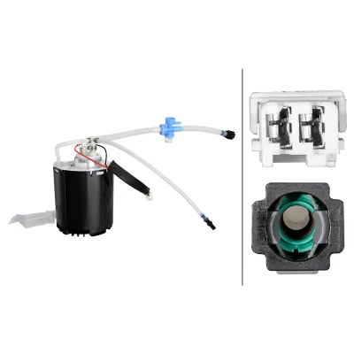 Kuva HELLA 8TF 358 306 281 Polttoainepumppu Tiivisteillä Sähköinen Bensiini