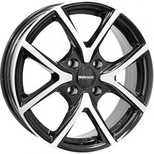 Kuva Monaco CL2 Gloss Black Polished 6.5x16 4/100 ET40 B63.3
