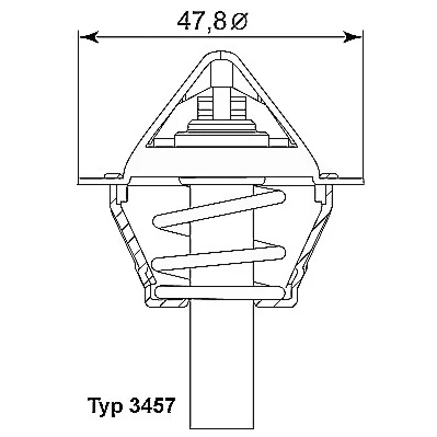 Kuva Termostaatti, jäähdytysneste Mercedes benz OE 271 200 00 15, 203 03 75, A 75