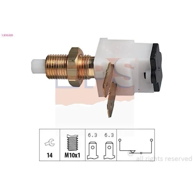 Kuva EPS 1.810.020 Jarruvalokytkin Mekaaninen M10x1 Made in Italy OE Equivalent