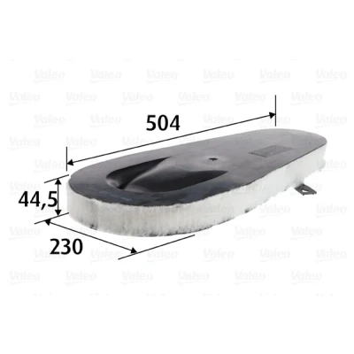 Kuva VALEO 585803 Ilmansuodatin 45 230 504 Suodatinpanos BMW: 5 Touring, Sedan, 7