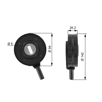 Kuva GATES FleetRunner Micro V Kit T36022 Kiristysrulla PEUGEOT: Boxer Bussi