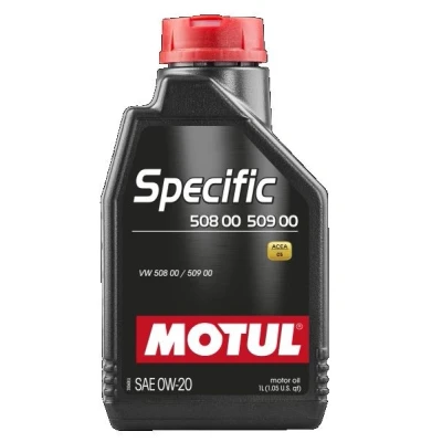 Kuva Motul Specific 508 00 509 0W 20 1l Moottoriöljy 107385 FORD: MONDEO 4 Turnier, FIESTA 6, FOCUS 3 VOLVO: V70 3, 2, V60 I