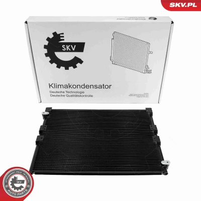 Kuva ESEN SKV 86SKV458 Ilmastoinnin Lauhdutin ilman vedenerotinta Alumiini 614mm TOYOTA: Land Cruiser Prado 90 (J90) 3.0 TD, D 4D 4WD, 2.7