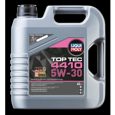 Kuva Liqui Moly Top Tec 4410 5W 30 4l Moottoriöljy 21403 BMW: 3 Sedan, 5 Touring, VOLKSWAGEN: Transporter 5, Multivan (7HM, Passat B6 Variant